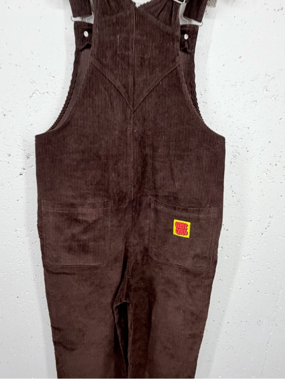 Empyre Men’s Size Small Loose Sk8 Brown Java Corduroy Overalls - Picture 6 of 12